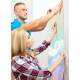 Papel de Parede Lua, Nuvens e Arco-�ris 3D