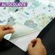 Papel de Parede Mapa-Mundi Infantil Tons de Verde MP