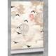 Papel de Parede Bal�es com P�ssaros em C�u Bege 3D