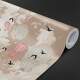 Papel de Parede Bal�es com P�ssaros em C�u Bege 3D