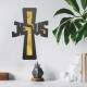 Quadro Decorativo Vazado Jesus Cristo com Espelho