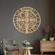 Quadro Decorativo Vazado Mandala S�o Bento