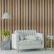 Papel de Parede Madeira Ripado Retr�