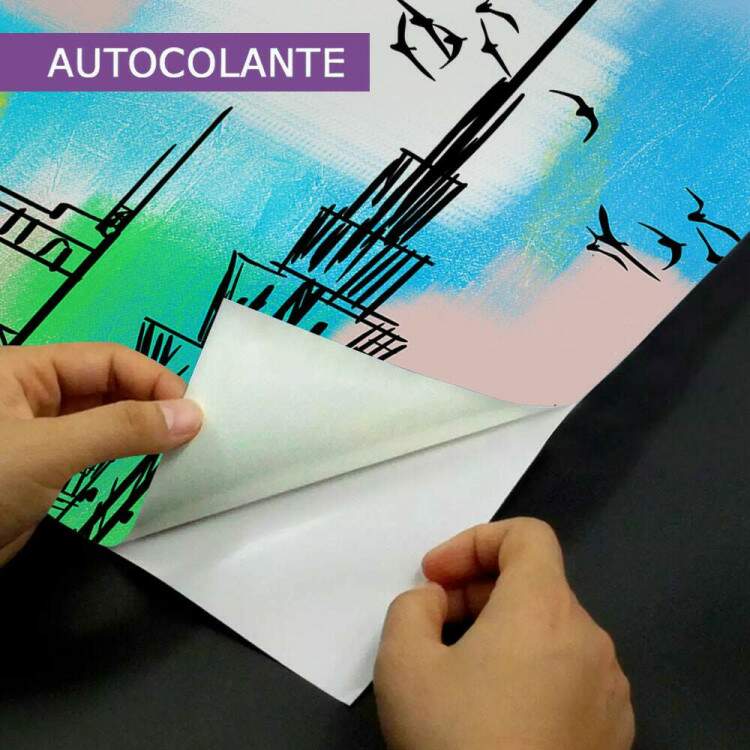 Papel de Parede Paisagem Urbana Cidade Colorida MP