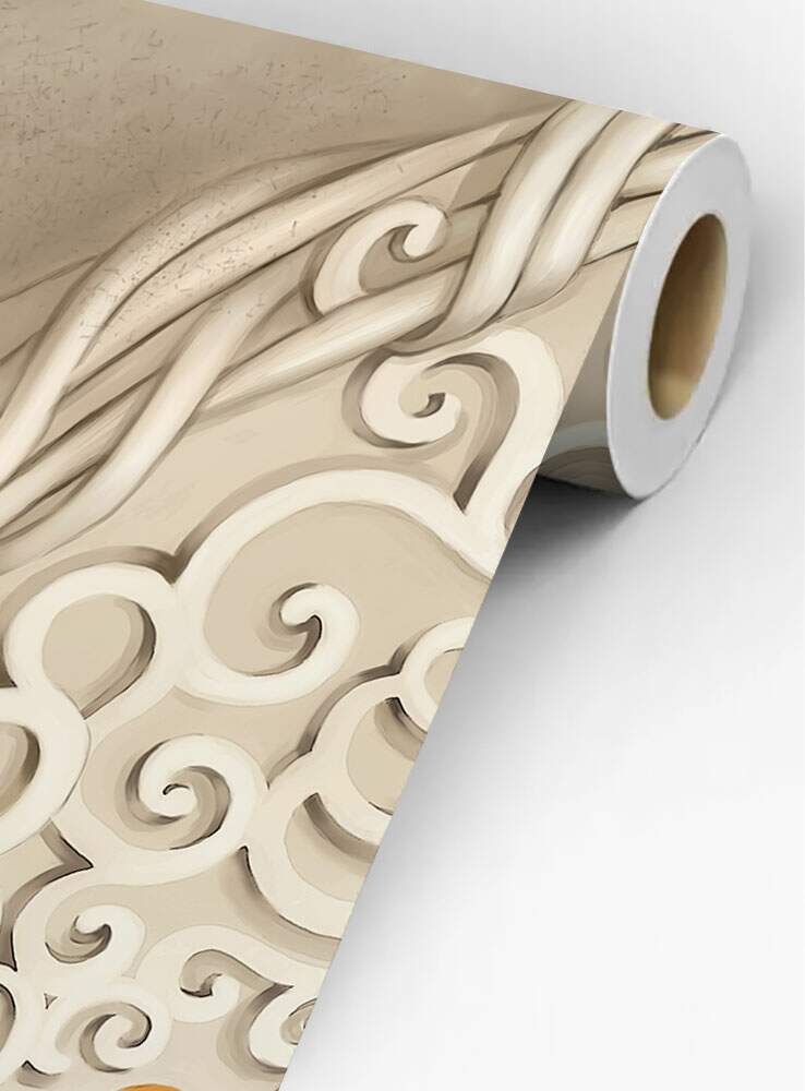 Papel de Parede Est�tua de Mulher Tons de Bege MP