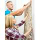 Papel de Parede Est�tua de Mulher Tons de Bege 3D
