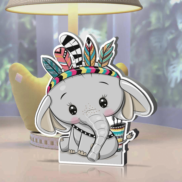 Mini Totem Display de Mesa Elefante Infantil