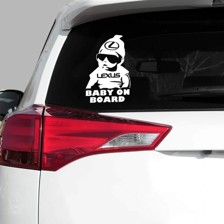 Adesivo Bimbo A Bordo Per Auto - 16x15.5 Cm, Resistente UV E Impermeabile, Design Italy Classic - Foto 11