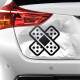 Adesivo para Carro Band-Aid