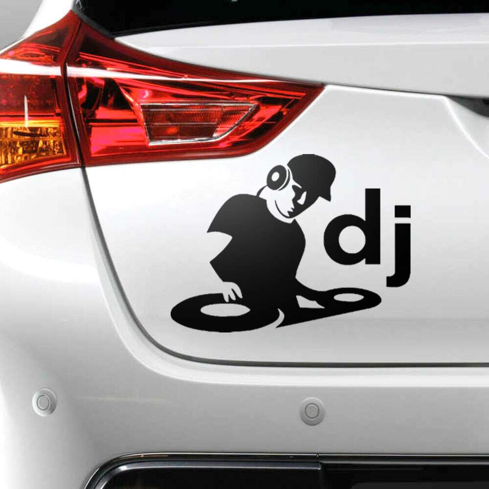Adesivo para Carro DJ Tocando