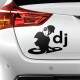 Adesivo para Carro DJ Tocando