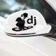 Adesivo para Carro DJ Tocando