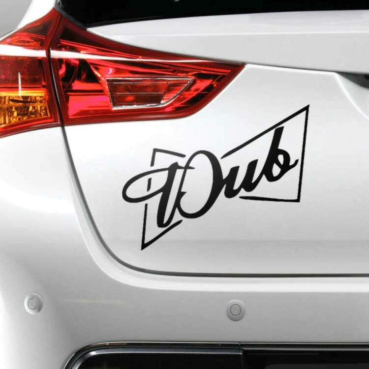 Adesivo para Carro Dub Formato Logo