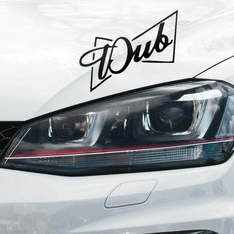 Adesivo para Carro Dub Formato Logo