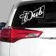 Adesivo para Carro Dub Formato Logo