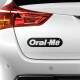 Adesivo para Carro Oral-Me