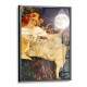 Quadro Decorativo Abstrato Deusa da Lua