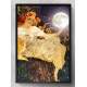 Quadro Decorativo Abstrato Deusa da Lua