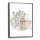 Quadro Decorativo Minimalista �rvore Branca e Marrom