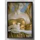 Quadro Decorativo Est�tua de Anjo com P�ssaro