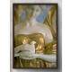 Quadro Decorativo Est�tua de Anjo com P�ssaro