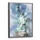 Quadro Decorativo Pintura Est�tua da Liberdade