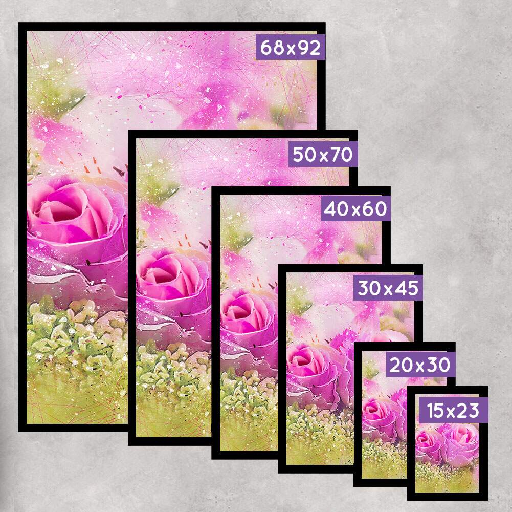 Quadro Decorativo Flor Lil�s