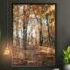 Quadro Decorativo Floresta Amarela