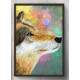 Quadro Decorativo Pintura de Lobo