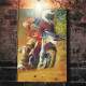 Quadro Decorativo Motocross
