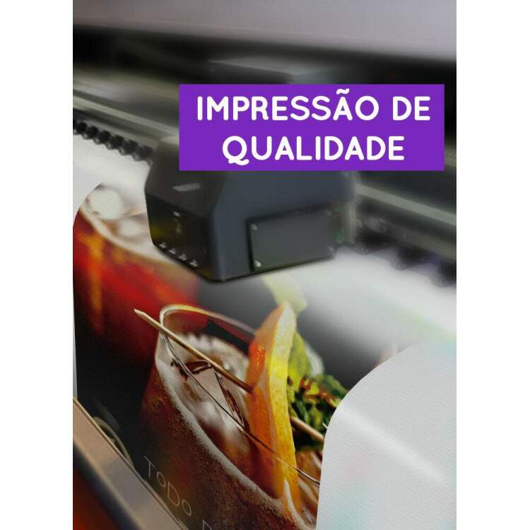 Banner Impresso em Lona Todo Dia Um Drink Em Promoo