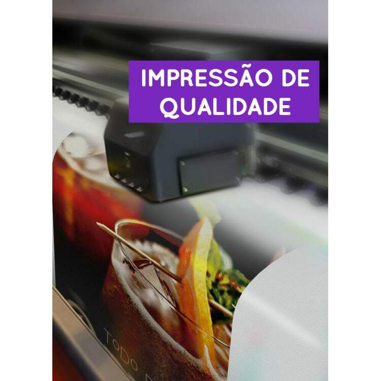 Banner Impresso em Lona Todo Dia Um Drink Em Promoo