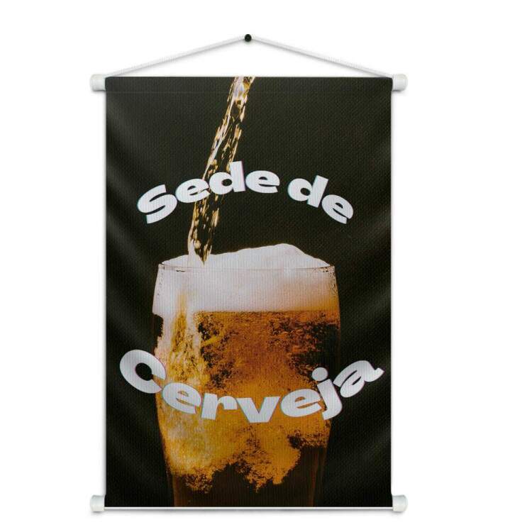 Banner Impresso em Lona Sede de Cerveja