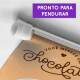Banner Impresso em Lona Voc� Merece um Chocolate