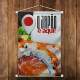 Banner Impresso em Lona O Jap�o � Aqui!