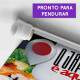 Banner Impresso em Lona O Jap�o � Aqui!