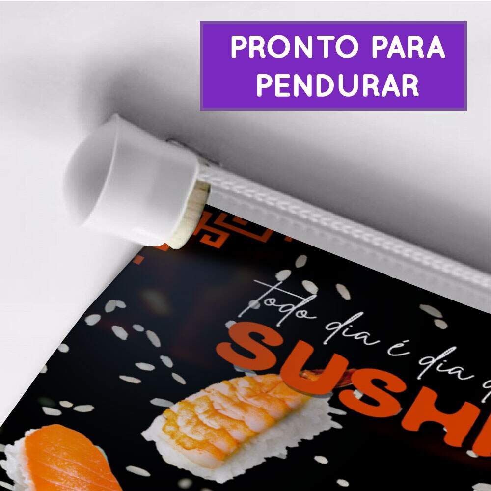 Banner Impresso em Lona Todo Dia � Dia de Sushi