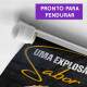 Banner Impresso em Lona Uma Explos�o de Sabor