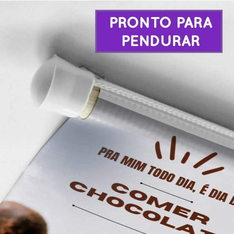 Banner Impresso em Lona Dia de Comer Chocolate