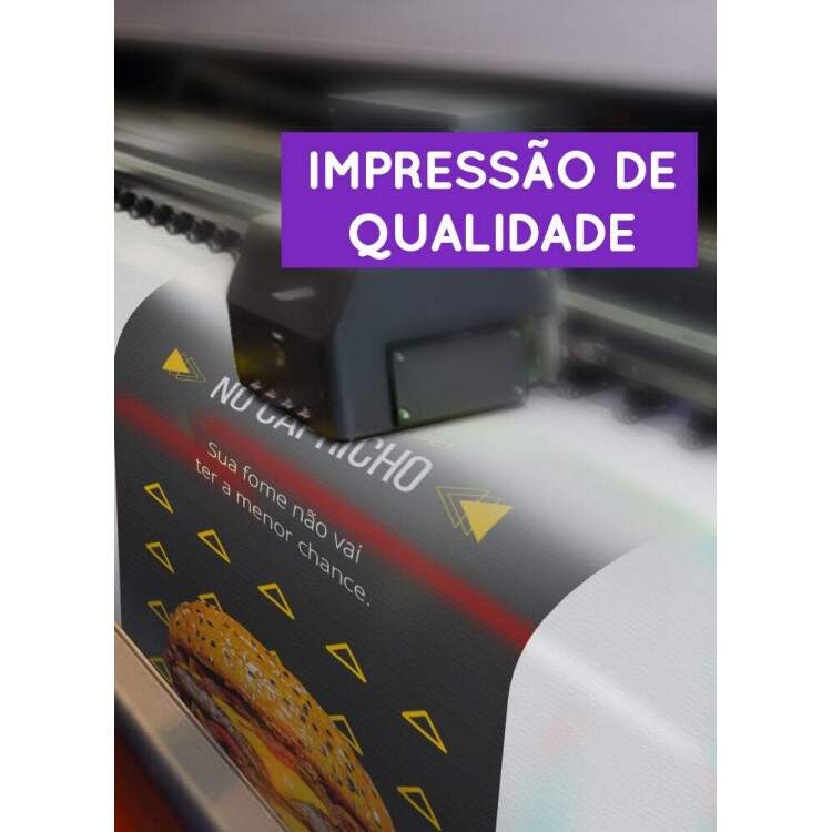 Banner Impresso em Lona Hamburguer no Capricho