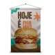 Banner Impresso em Lona Hamburguer Hoje � Dia