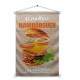 Banner Impresso em Lona O Melhor Hamburguer