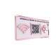 Placa Display Mini QR Code em Acr�lico Espelhado