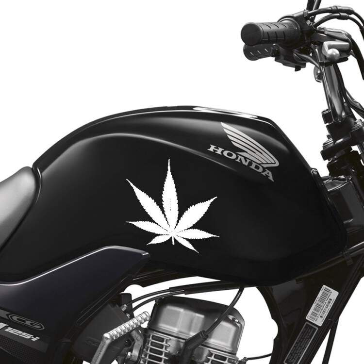 Adesivo para Moto Planta Medicinal