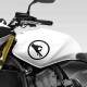 Adesivo para Moto Ok com C�rculo