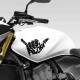 Adesivo para Moto Sinal Hang Loose