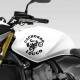 Adesivo para Moto Cachorro Louco