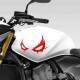 Adesivo para Moto Olho Palha�o