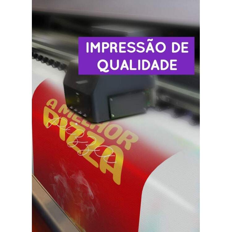 Banner Impresso para Pizzaria A Melhor Pizza