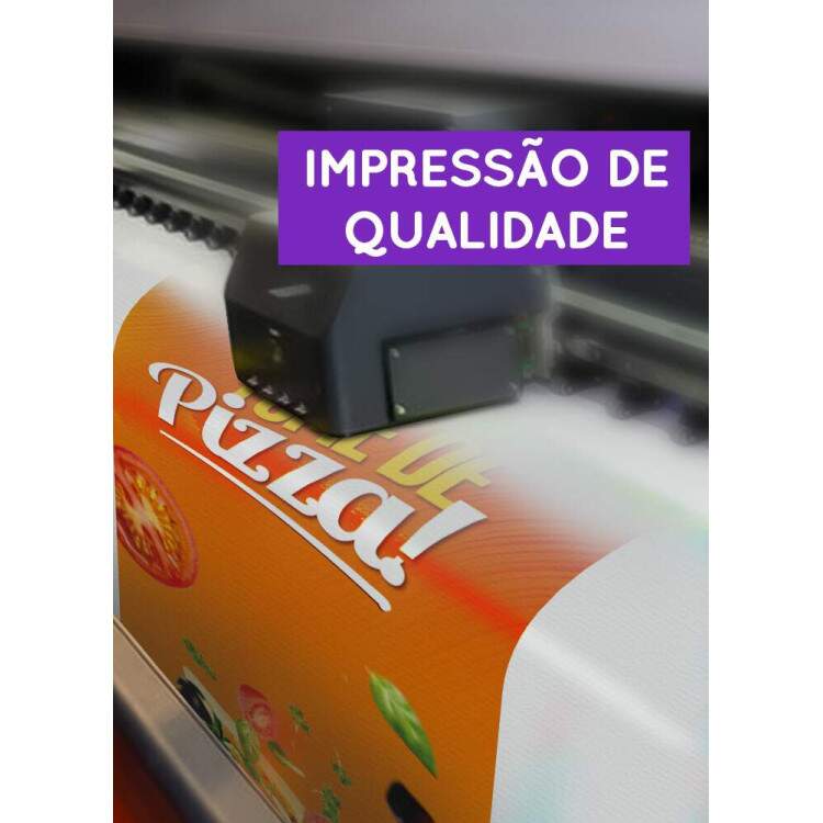 Banner Impresso para Pizzaria Fome de Pizza